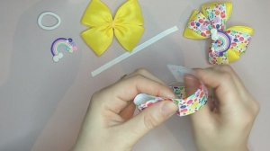 Бантики из репсовой ленты 2,5 см.