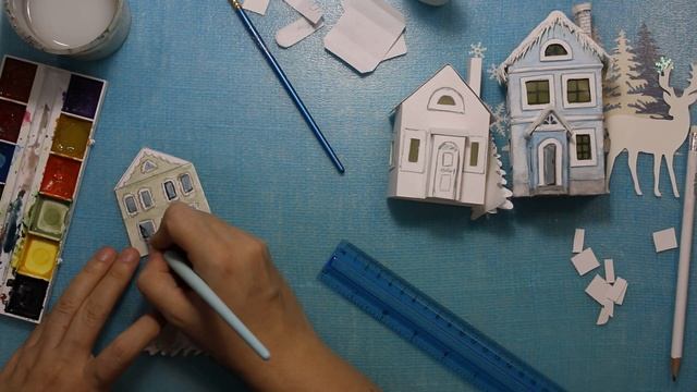 Объемный декор из бумаги для новогоднего модуля смотреть онлайн