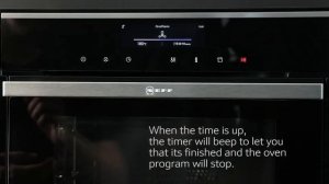 NEFF Oven | How to set the timer on your NEFF oven