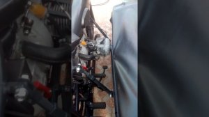 Днепр МТ10 первый запуск двигателя гремят новые шестерни грм (07.2018)