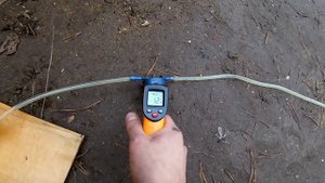 Пиролиз синтетической ткани (эксперимент №8)