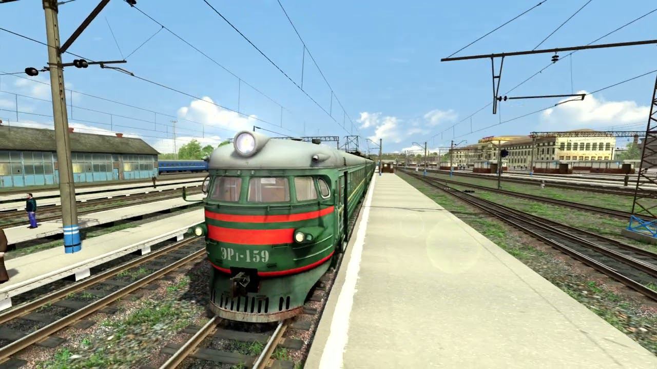 Train simulator classic эр-1 159 с поездом Екатеринбург-Шаля смотреть онлайн