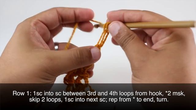 How to Crochet Solomon's Knot Stitch смотреть онлайн