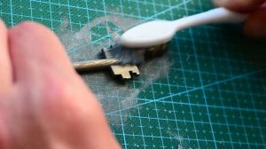 Делаем из латунного ключика золотой) полировка пастой Jalasanj