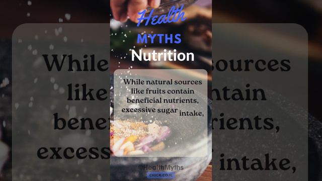 Natural Sugar - Debunking Health Myths смотреть онлайн