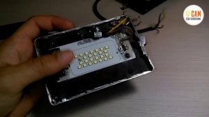 Ремонт неразборного светодиодного LED прожектора LLT . 6+