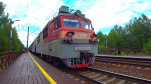 Несутся Грузовые. Нижний Новгород  (Стригино) / Freight trains in Russia (Nizhny Novgorod)