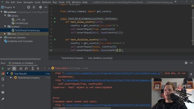 Basic of python unittest - learn more about how to work with unittest in python