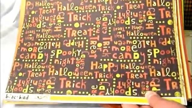 My Mind's Eye BLACKBIRD Halloween scrapbooking kit with embellishments смотреть онлайн