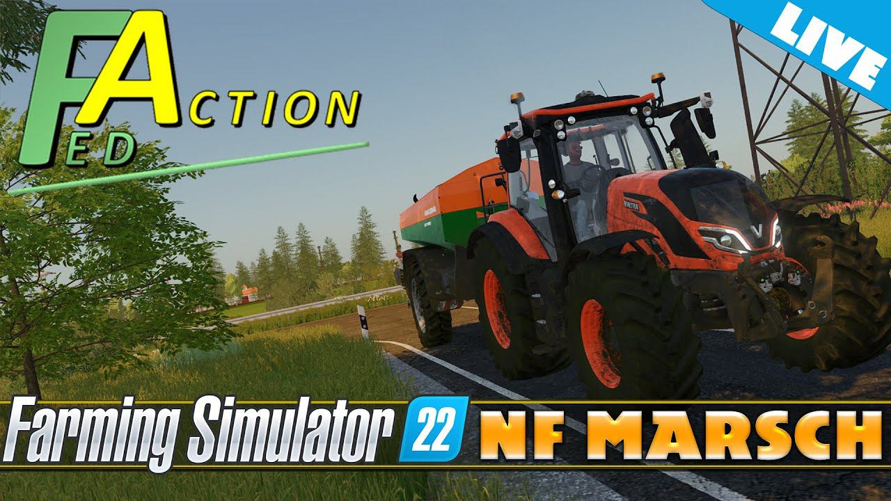 FS22. NF Marsch. Настройки парковок. смотреть онлайн