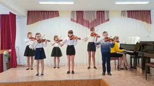 ансамбль скрипачей "Скрипочка моя ". Н. Карш " Колыбельная мышонку"