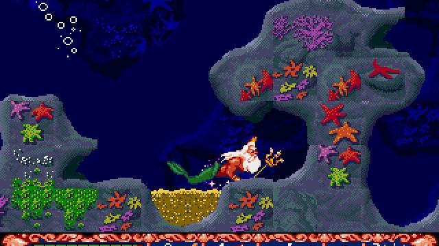 Disney's Ariel: The Little Mermaid (Sega Genesis/ Mega Drive) полное прохождение смотреть онлайн