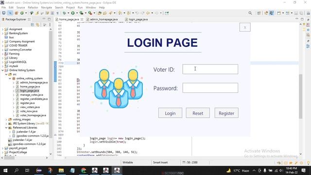 Online Voting System Project | Election Voting Project for College Student | Free Android Project