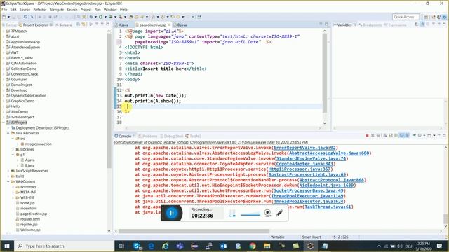 Java Server Pages (JSP) | JSP Full Tutorial For Beginner Hindi | Advance Java Tutorial In Hindi -11