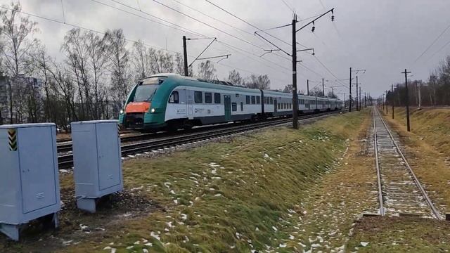 Новый 2022 Год! ДП6, Проезжает станцию Жодино. смотреть онлайн