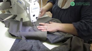 Мастер-класс. Пошив женского жакета. Часть 3. Воротник, подборта