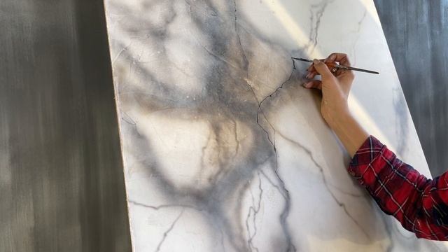 МРАМОР! С Помощью АЭРОГРАФА от Художника | Венецианская штукатурка | GuraDecor смотреть онлайн
