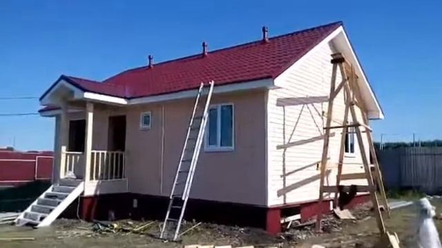 Жилой каркасный дом в пос. Калинка строительная компания КИРСТРОЙ смотреть онлайн