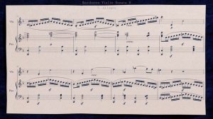 Beethoven Violin Sonata 5 - 1 ( piano Violin sheet music ) Allegro, best classical music F major