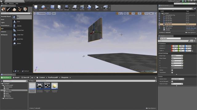 Intro to Level Creation Geometry Layout _ 02 _ v4.7 Tutorial Series _ Unreal Engine