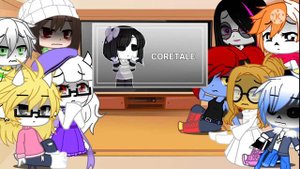 •Undertale react Frisk Au•(Bad Apple)(Gacha-Club)