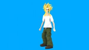 Toshinori Yagi My Hero Academia idle animated front chroma