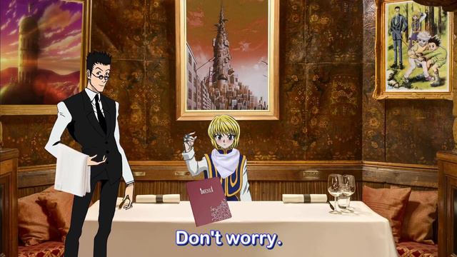 Leorio and Kurapika’s Moody Restaurant