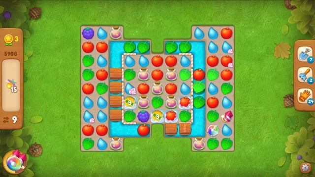 Gardenscapes Садовник #564 (уровни 5904-5913) Новый участок Сад Кальвадори и новая помощница Эльза! смотреть онлайн