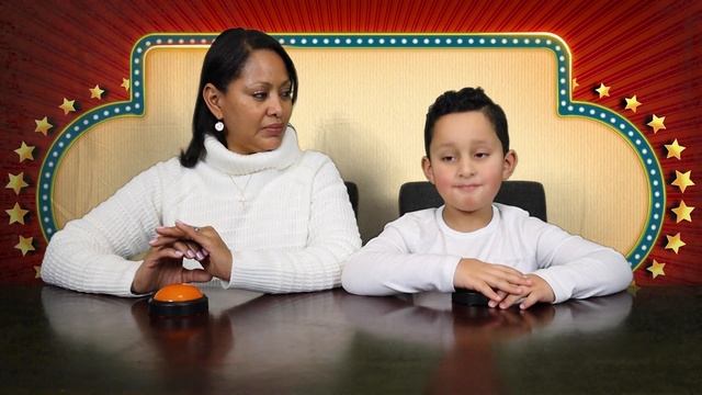 Trivia Game Show! Kid vs Adults pretend play Quiz Show! Alexander challenges his family смотреть онлайн