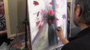 Научиться рисовать цветы в вазе, Игорь Сахаров, живопись для начинающих, уроки рисования