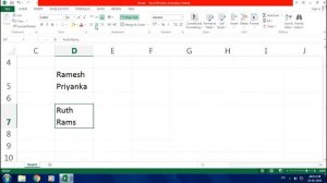 Wrap Text, Merge & Center Option in Telugu || MS EXCEL || By K. Ramesh