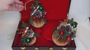 Новогодние Шары ручной работы1 вариант обзор