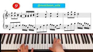 Красивая мелодия на пианино из четырех аккордов | Beautiful Piano with Only 4 Chords + SHEET MUSIC