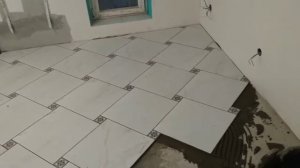 Плитка на полу по диагонали