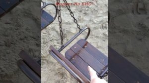Детские уличные качели двойные на цепях - изготовление под заказ, Кривой Рог
