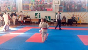 Карате JKA Кумите дети мальчики 9 лет Ханов Тамирлан