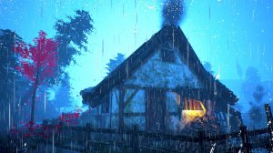 5 ЧАСОВ успокаивающих звуков дождя для сна (СИЛЬНЫЙ ливень)