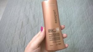 Leave-in ABSOLUT REPAIR PÓS QUÍMICA LOREAL PROFESSIONNEL Creme sem enxágue selador Testei!! RESENHA