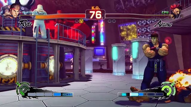 Super Street Fighter IV Arcade Edition (XBOX One Backwards Compatible) | Ryu vs. Akuma-Match Gamepl смотреть онлайн