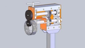 Ручная зиговочная машина.3D-модель.