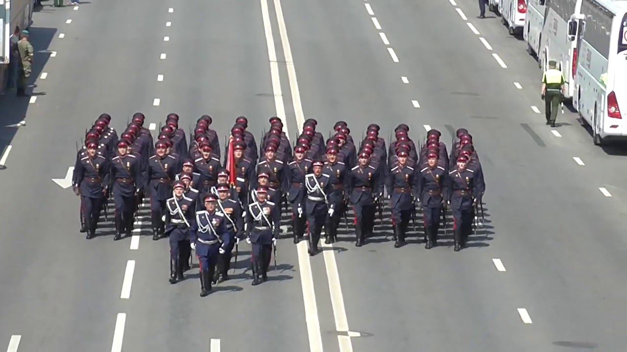 Казаки на Москворецкой набережной! Парад Победы 2020! Russian Military Show