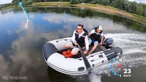 Ривьера Максима 3600 СК на моторе 9,9 (15) | О лодке | Замер скорости