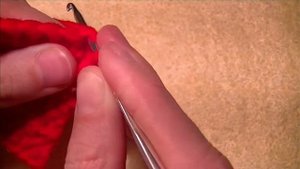 Урок 7. Двойной столбик без накида. Вязание крючком.