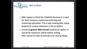 PostgreSQL extendability  Origins and new horizons