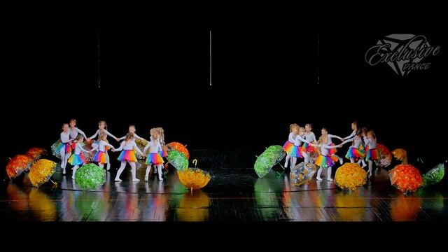 Разноцветная игра / Kids dance / Dance group "Exclusive"