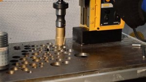 Корончатые сверла по металлу - сверление 38 мм