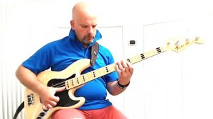 Slap Bass Riff 34 Fender Jazz Bass American Deluxe Slap Double Thumb "Passau Nassau Groove"