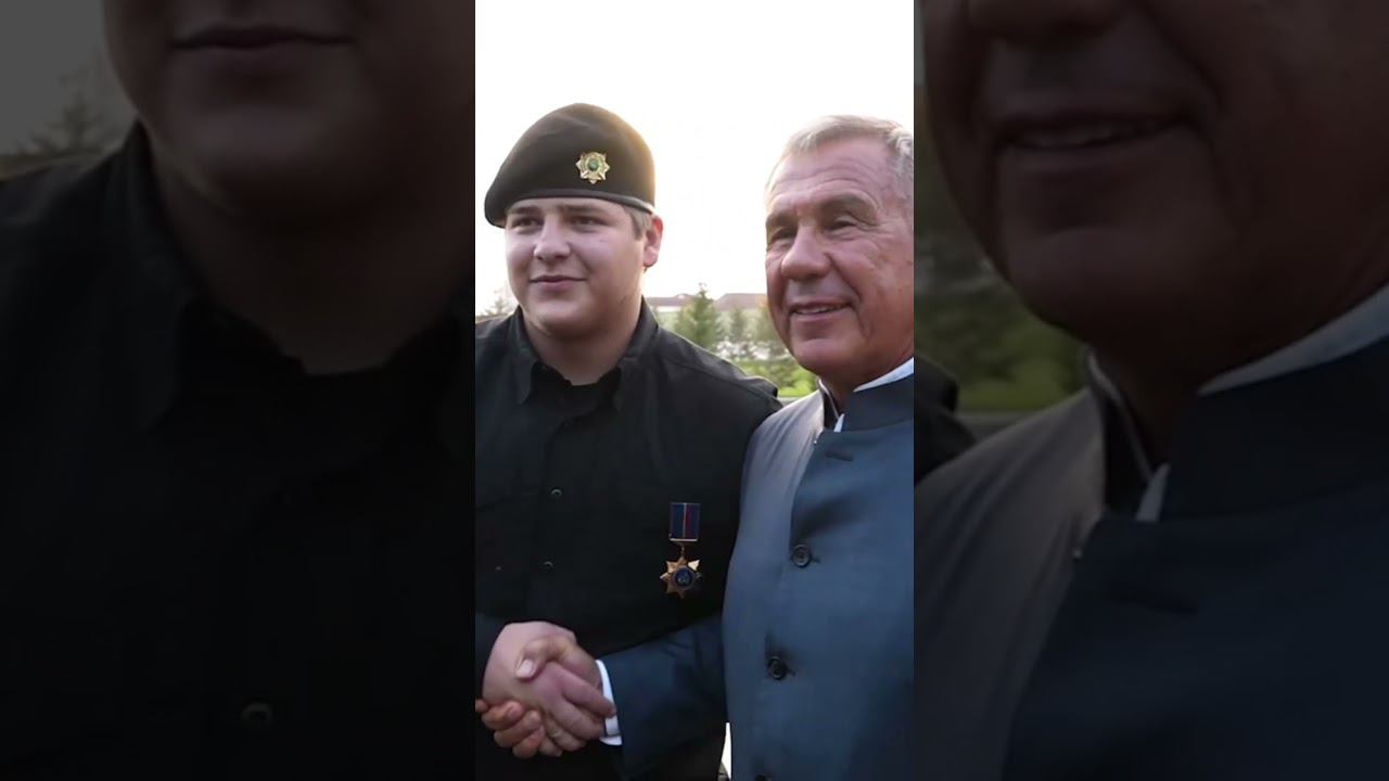 Глава Татарстана наградил сына Рамзана Кадырова орденом «Дуслык»