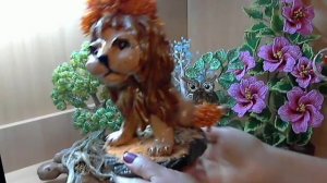 Мои работы из бисера, сколов каменной крошки.  Цветы из бисера, композиции из бисера. Деревья