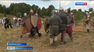 В деревне Скирино Солецкого района отметили 550-летие Шелонской битвы.